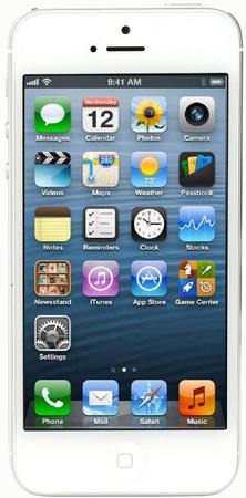 Смартфон Apple iPhone 5 32Gb White & Silver - Ишим